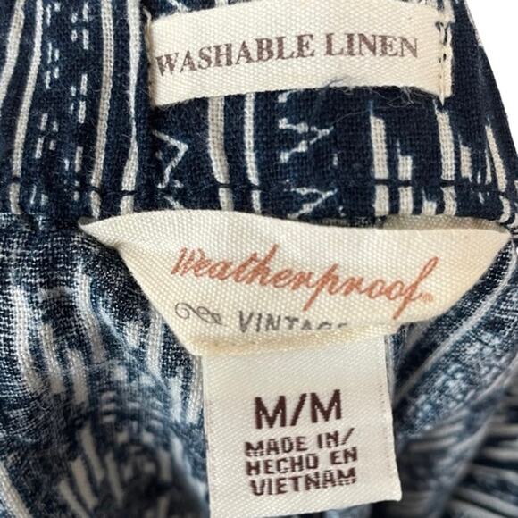 Weatherproof Vintage Washable Linen High Waist Shorts - Picture 4 of 8